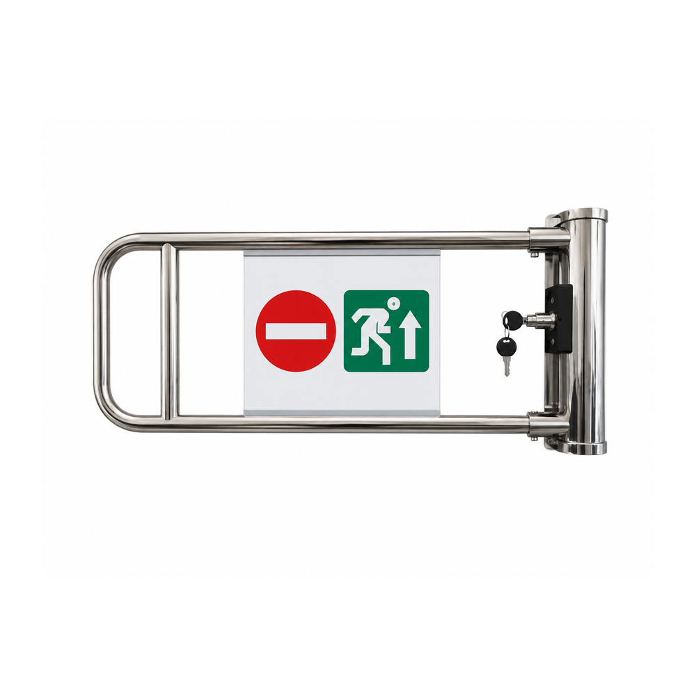 Emergency Exit Checkout Gate - Left Opening | SKU: CG-CG-EX-L
