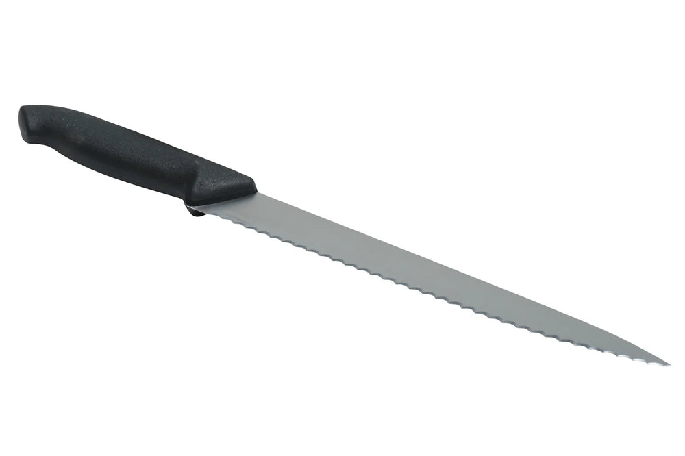 Couteau à découper, lame ondulée — 25 cm