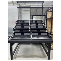 Single Sided Vegetable Rack with Black Baskets YD-V009 | SKU: RCK-YD-V009