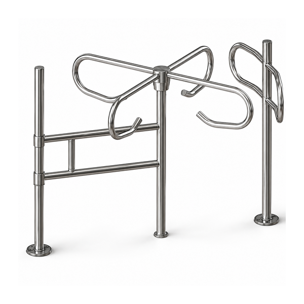 Complete Mechanical Turnstile System | SKU: MT-TS-COMPLETE-SS