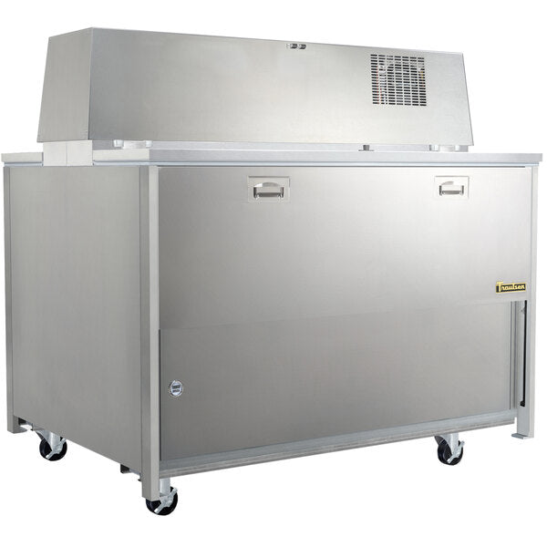 Traulsen 34" Single Sided School Milk Cooler with 4" Casters RMC34S4 | SKU: CLR-RMC34S4