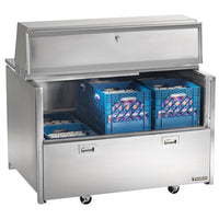 Traulsen 34" Single Sided School Milk Cooler with 4" Casters RMC34S4 | SKU: CLR-RMC34S4
