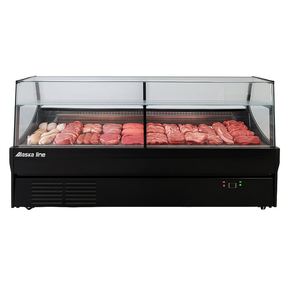78'' Alaska-Line Square Deli and Meat Display Cooler with Storage HIT-817 | SKU: CLR-HIT-817