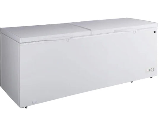 79'' 21 Cu Ft Dual Door Convertible Chest Freezer or Fridge with Wheels KKCF21-W | SKU: FRZ-KKCF21-W