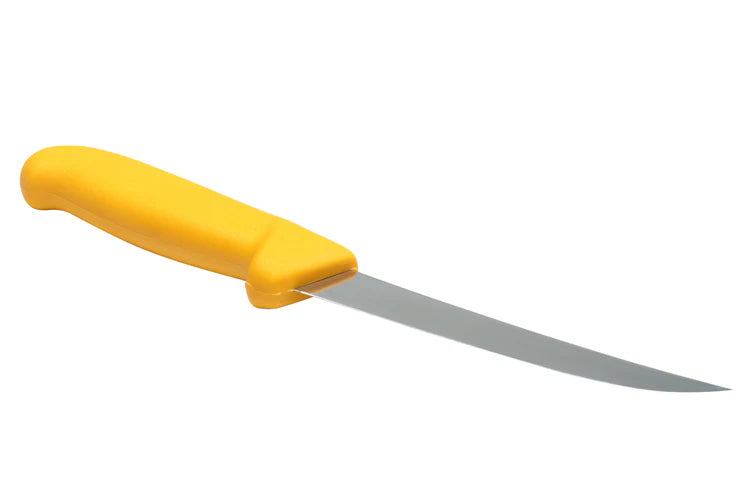 Boning Knife Semi-Curved Stiff — 6" Blade | SKU: KNF-BKSCSB-6IN