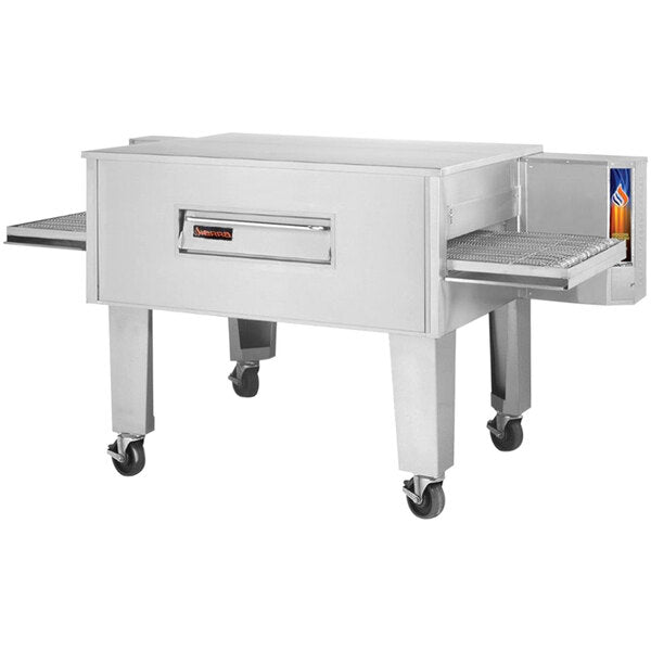 Sierra Range Natural Gas 32" Wide Belt, 60" Cooking Chamber Conveyor Pizza Oven C3260G | SKU: OVN-C3260G