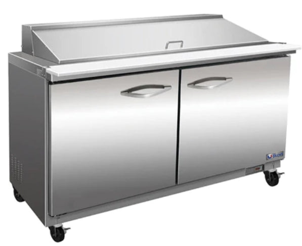 Ikon 36.2" Mega Top Refrigerated Prep Table with Two Doors ISP36M | SKU: CLR-ISP36M