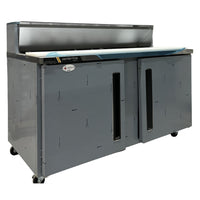 60'' Centerline by Traulsen 2 Door Refrigerated Sandwich/Salad Prep Table CLPT-6016-SD-LR | SKU: CLR-CLPT-6016-SD-LR