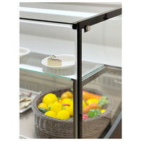 97'' Alaska-Line Square Deli Meat Showcase Cooler with Storage HIT-818 | SKU: CLR-HIT-818