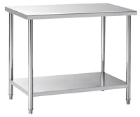 CHEF All Stainless Steel Work Table - Various Sizes | SKU: TBL-CH