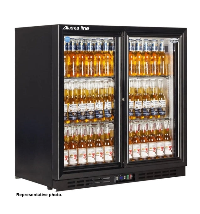 36''Alaska-Line Double Swing Door Back Bar Cooler HIT-813 | SKU: CLR-HIT-813