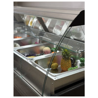 77'' Alaska-Line Salad Prep Table with Storage & GN Pan HIT-37 | SKU: PAN-HIT-37