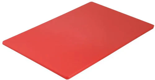Custom Sized Cutting Board Poly Top 18''x24'' , 3/4'' (19mm) Thickness Red CT-19R | SKU: CBD-CT-19R-18X24