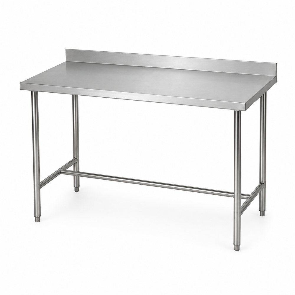 Cutting Table – 4" Backsplash | SKU: TBL-CTB4-001