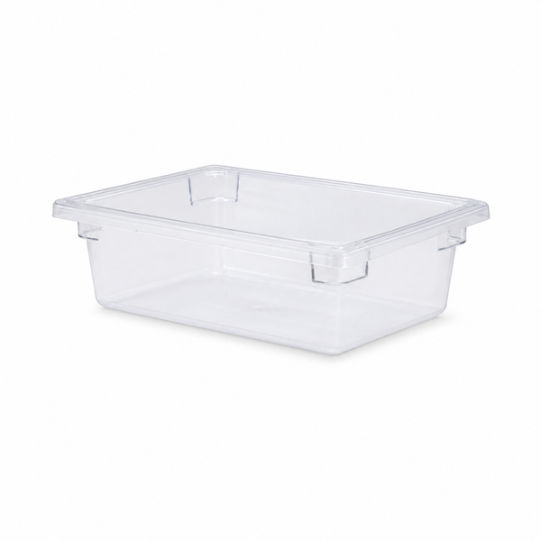 Storage container, food, polycarbonate, clear, 18 x 12 x 6 in | SKU: CNT-SW-121860