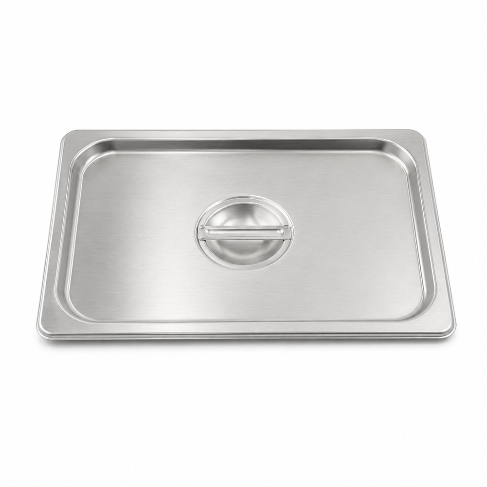 Stainless steel cover for full size stainless pan, 12 x 20 in | SKU: PAN-SW-SS1220