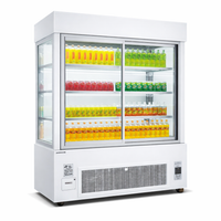 Alaska Line 70.8'' Upright Sliding Glass Door Beverage/Pastry Showcase Refrigerator HIT-421 | SKU: CLR-HIT-421