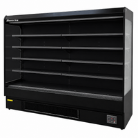 Alaska-Line 101'' Open Air Merchandise Floor Display Cooler w/ Curtain Remote or Self Contain HIT-22 | SKU: CLR-HIT-22