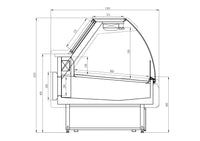 53'' Alaska-Line Meat/Deli Display Cooler Remote or Self-Contain Options HIT-43 | SKU: CLR-HIT-43