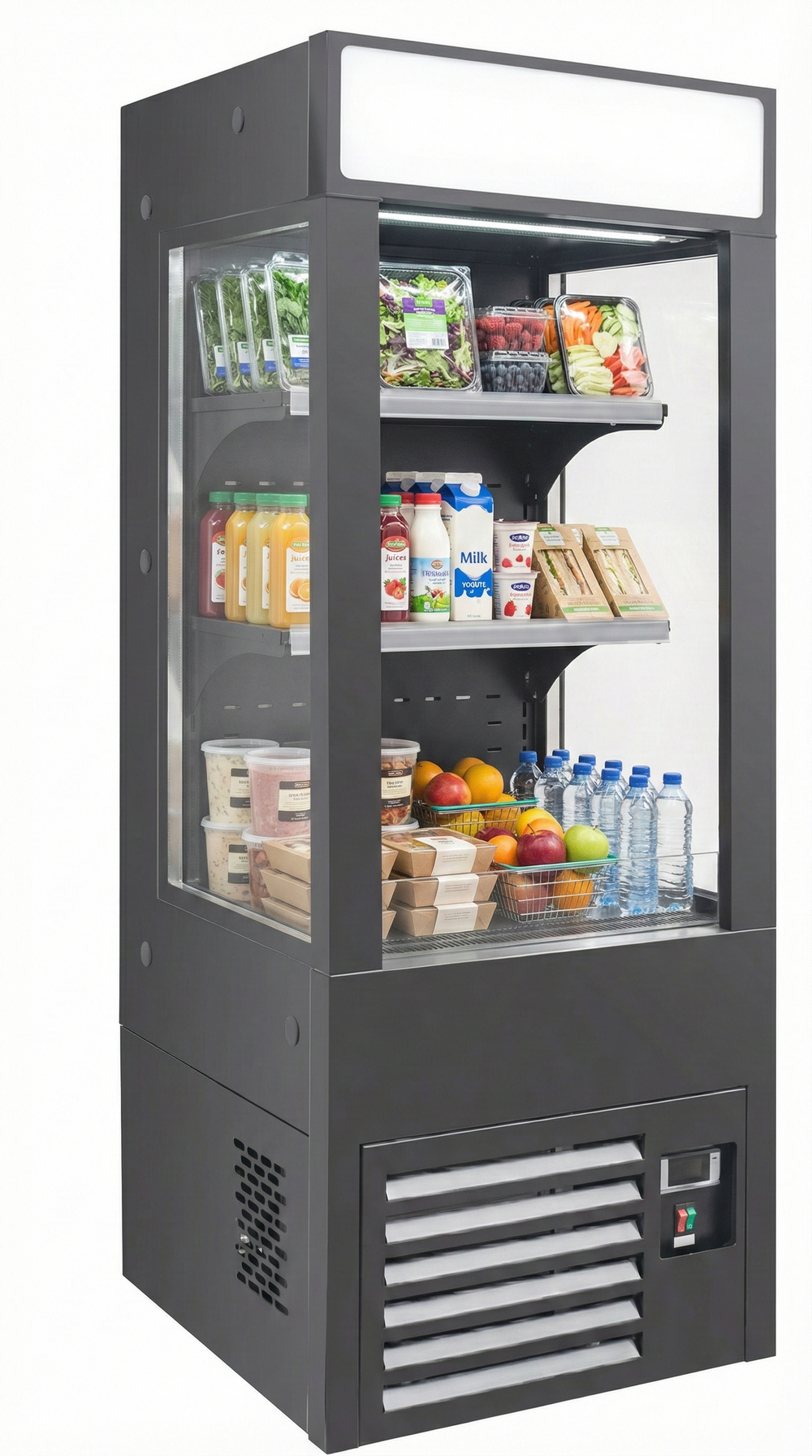 19.6'' Alaska Line Open Air Cooler Store Display Case HIT-50 | SKU: CLR-HIT-50