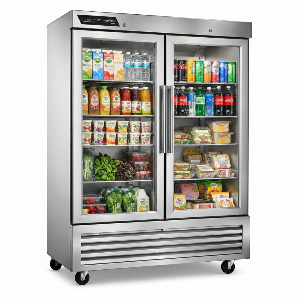 54'' Centerline by Traulsen Half Glass Door Cooler Right/Right Hinge 45.1 Cu.Ft., CLBM-49R-HG-RR | SKU: CLR-CLBM-49R-HG-RR