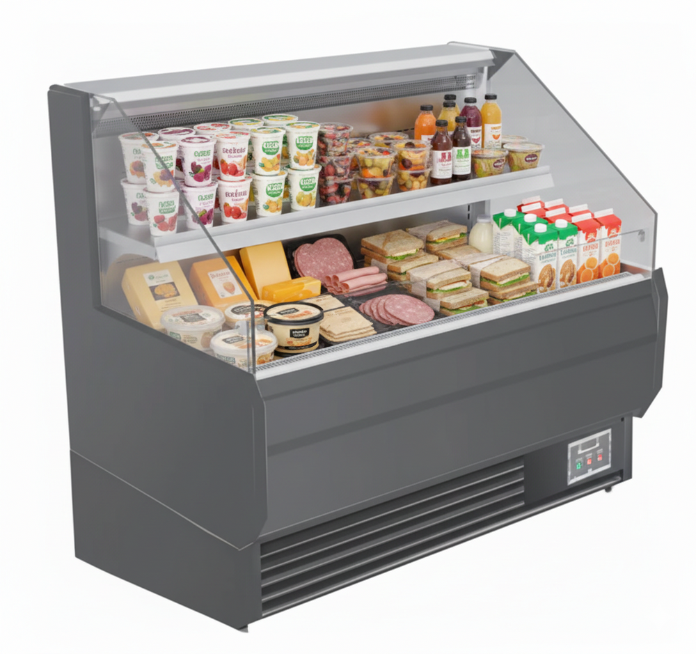 Alaska Line 59” Open Air Grab & Go Cooler HIT-240 | SKU: CLR-HIT-240