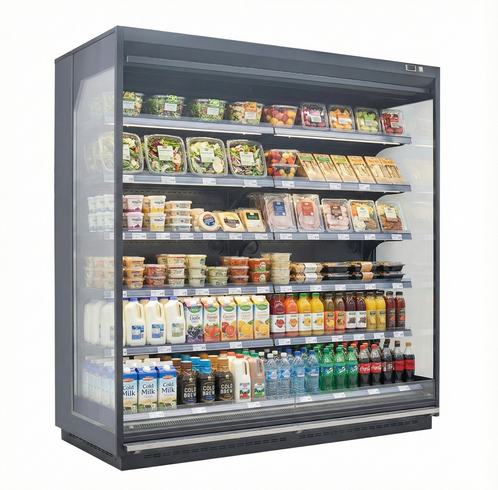 Alaska Line 49.2” Multideck Open Air Cooler Remote HIT-332 | SKU: CLR-HIT-332