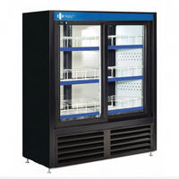 QBD 39.5" Double Glass Slide Door Cooler Pass Thru CD3354CPT-HC | SKU: CLR-CD3354CPT-HC