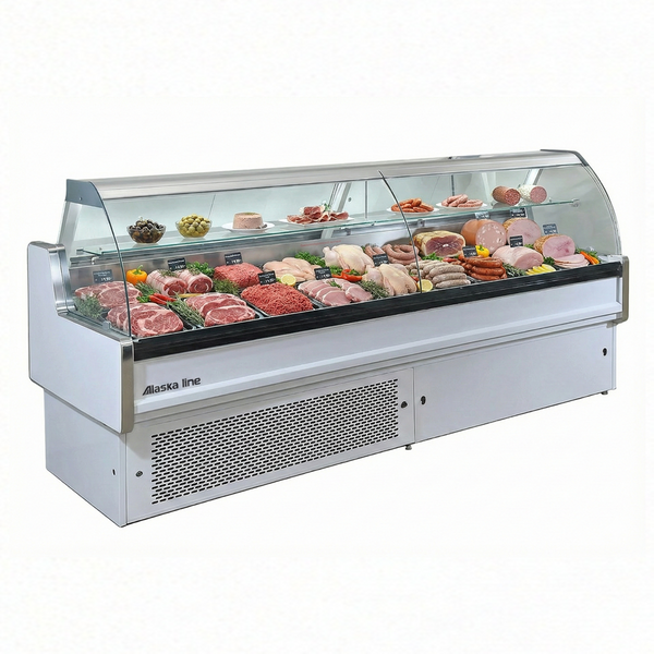 101'' Alaska-Line Slim Meat Deli Service Showcase HIT-34 | SKU: ASM-HIT-34
