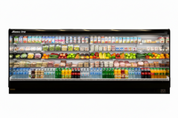 Alaska-Line 202'' - 16Ft. Open Air Merchandise Floor Display Cooler w/ Curtain Remote or Self Contain HIT-1572 | SKU: CLR-HIT-1572