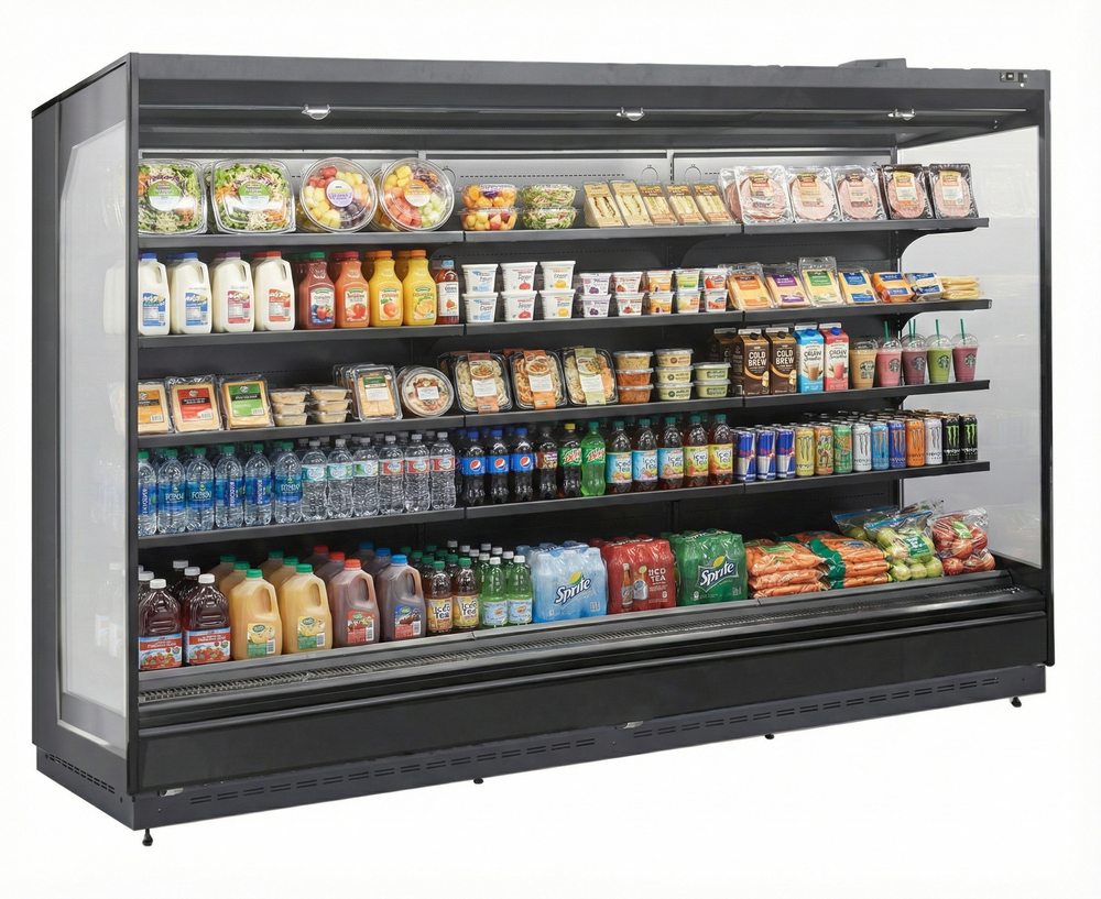 Alaska Line 73.8” Multideck Open Air Cooler Remote HIT-351 | SKU: CLR-HIT-350