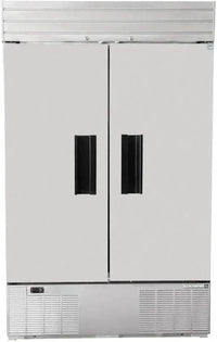 Habco 47" Bottom Mount Solid 2-Door Reach-In Refrigerator SE46HCSX | SKU: CLR-SE46HCSX