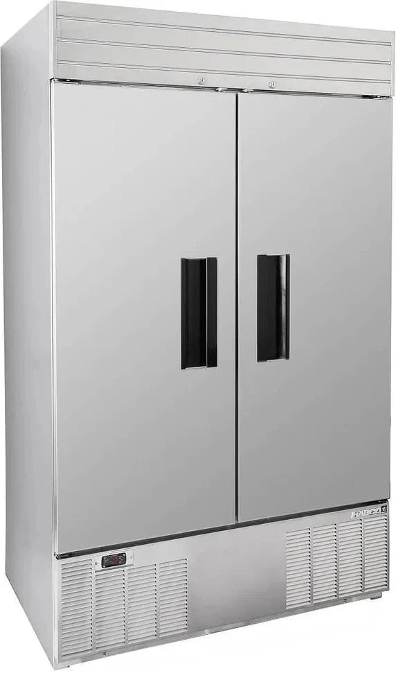 Habco 47" Bottom Mount Solid 2-Door Reach-In Refrigerator SE46HCSX | SKU: CLR-SE46HCSX