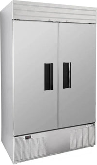 Habco 47" Bottom Mount Solid 2-Door Reach-In Refrigerator SE46HCSX | SKU: CLR-SE46HCSX