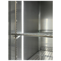 Alaska-Line 55'' Stainless Steel Double Glass Door Cooler 50 Cu.Ft., HIT-409 | SKU: CLR-HIT-409
