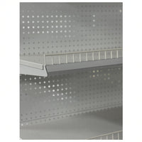White Double Sided Gondola Supermarket Shelving HD-WA | SKU: SHF-HD-WAA