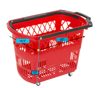 Shopping Basket 58L with 4 Wheels ZC-12 | SKU: SB-ZC-12