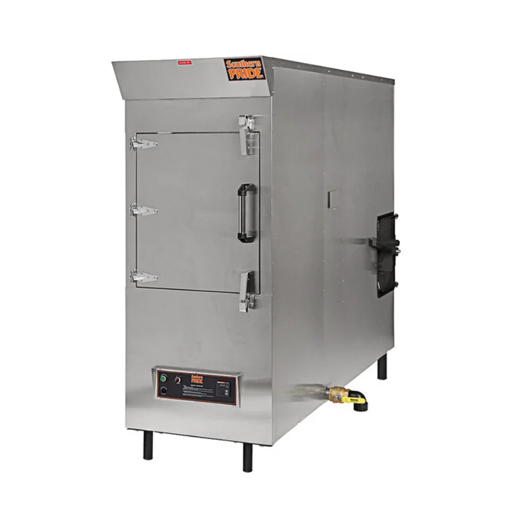 Southern Pride Natural Gas‐Fired Wood Burning Rotisserie Smoker MLR-850 | SKU: ROT-MLR-850