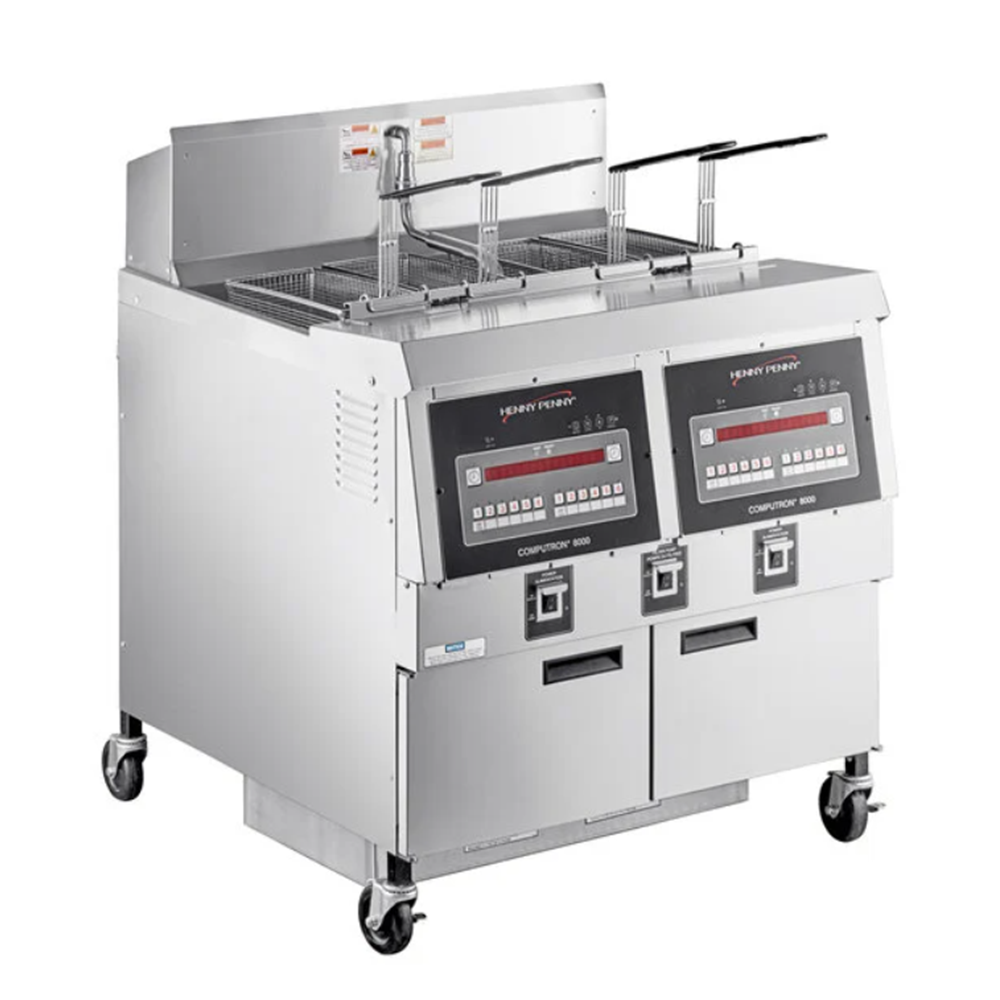 Henny Penny 2-Well Natural Gas Fryer with Computron 8000 Controls OFG-322 | SKU: FRY-OFG-322