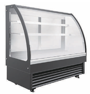 Alaska Line 37.7” Curved Bakery Display Cooler Showcase HIT-244 | SKU: CLR-HIT-244
