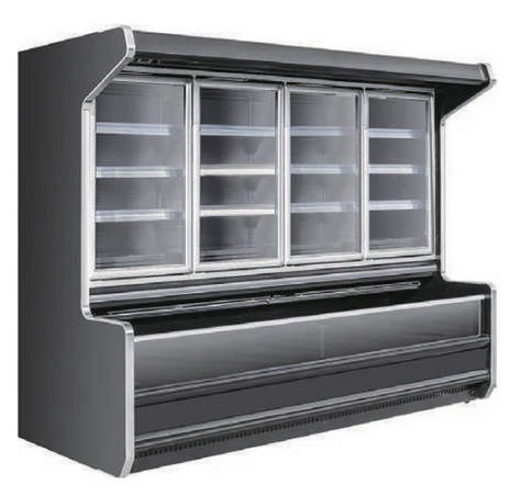 Alaska Line 73.8” Combination Freezer Plug-In HIT-324 | SKU: FRZ-HIT-324