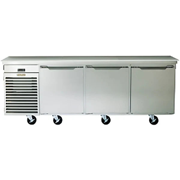 Traulsen Triple Door 100" Side Mounted Refrigerated Work Table TU100HT | SKU: CLR-TU100HT