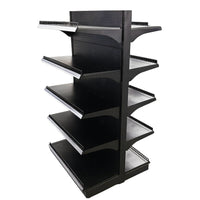 Black Double Side Gondola Supermarket Shelving HD-BA | SKU: SHF-HD-BAA