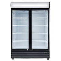 Alaska-Line 52" Double Swing Glass Door Cooler 38.3 Cu.Ft., HIT-802 | SKU: CLR-HIT-802