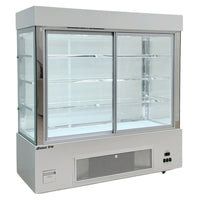 Alaska Line 70.8'' Upright Sliding Glass Door Beverage/Pastry Showcase Refrigerator HIT-421 | SKU: CLR-HIT-421