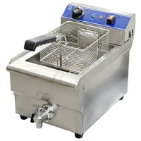 12" Countertop Electric Fryer with Valve EF-131V | SKU: FRY-EF-131V