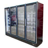 Alaska-Line Commercial Glass Door Display Refrigerator 4 Swing Door HIT-344H | SKU: CLR-HIT-344H