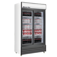 Alaska-Line 52" Double Swing Glass Door Cooler 38.3 Cu.Ft., HIT-802 | SKU: CLR-HIT-802
