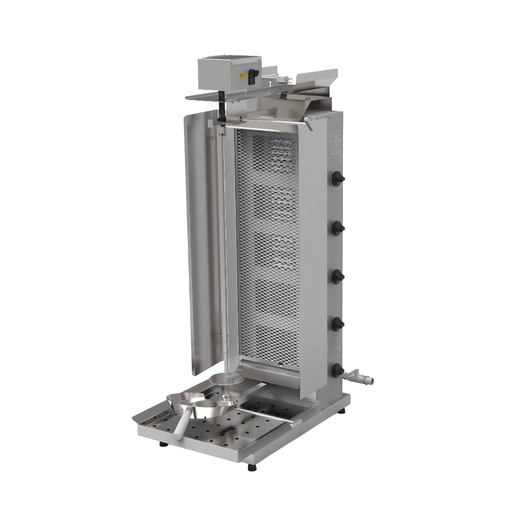 Inoksan Doner Shawarma Machine 5 Burner Natural Gas INO-PDG105MN | SKU: BRN-INO-PDG105MN