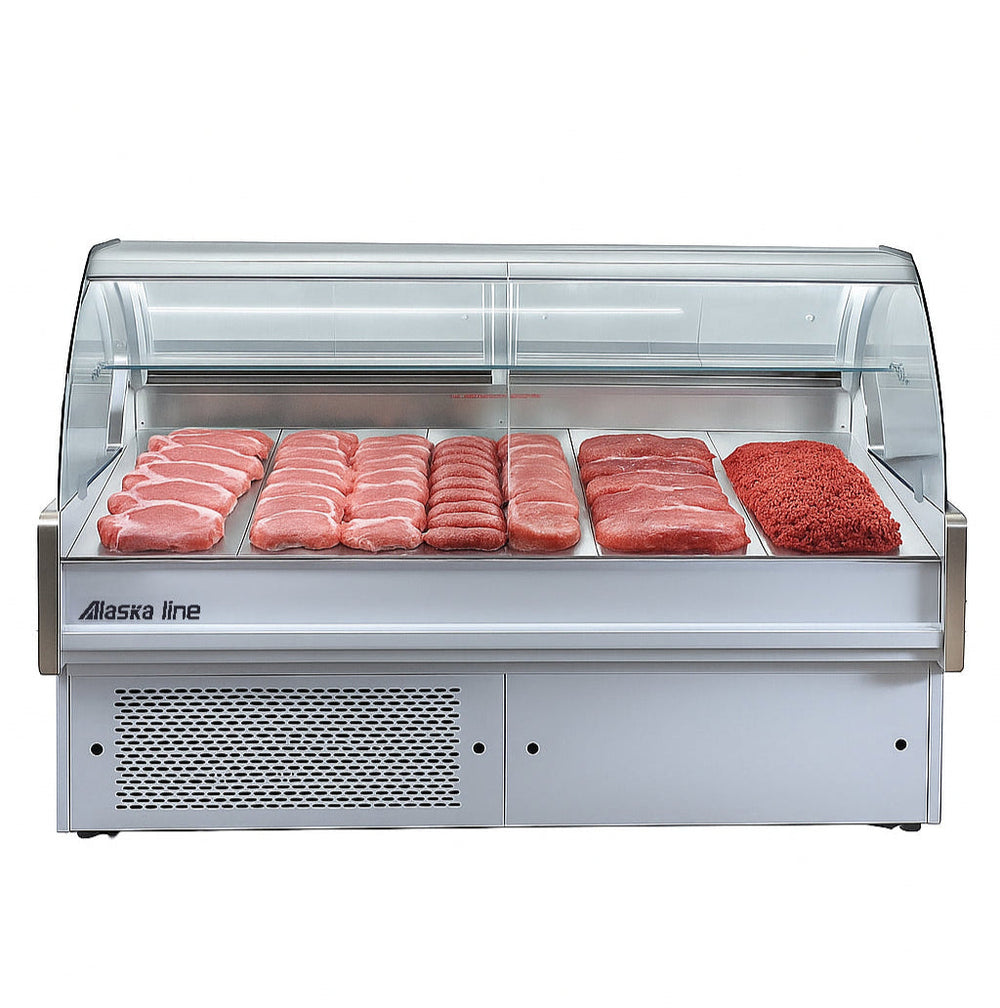 71'' Alaska-Line Deli & Meat Service Showcase with Storage HIT-33 | SKU: ADM-HIT-33